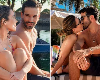 Wanessa Camargo beija novo namorado em fim de semana com filhos