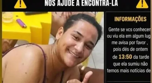 Buscas por mulher desaparecida no Pontal continuam com apoio de cães farejadores