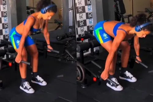 
				Alice Carvalho treino pesado em preparativos para viver Marta nos cinemas
			
			