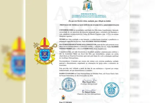 
				Igreja Católica nomeia padre para fazer exorcismos em 20 cidades
			
			