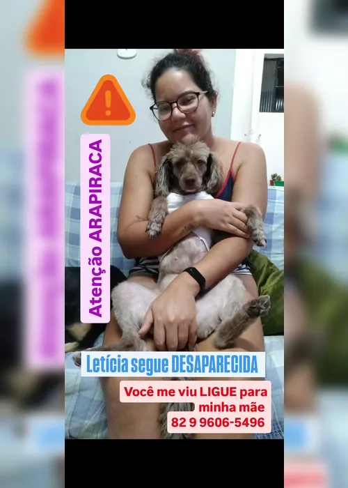 
				Cachorrinha foge durante viagem com transportadora em Arapiraca: 'Sem notícias dela'
			
			
