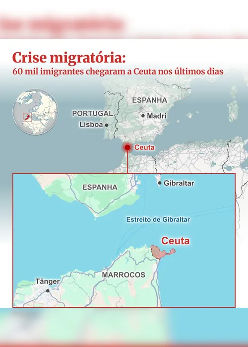 
				Espanha levará 1,3 mil crianças e jovens imigrantes de Ceuta à Europa
			
			