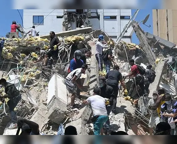 As impactantes imagens do terremoto que abalou a Colômbia