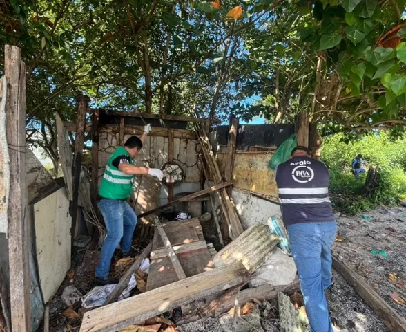Vergel tem troca tiros, apreensão de drogas e remoção de barracos