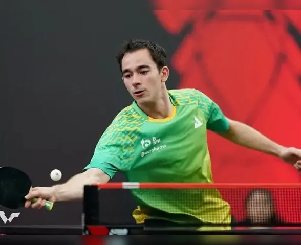 Hugo Calderano vence japonês e avança em disputa do Europe Smash