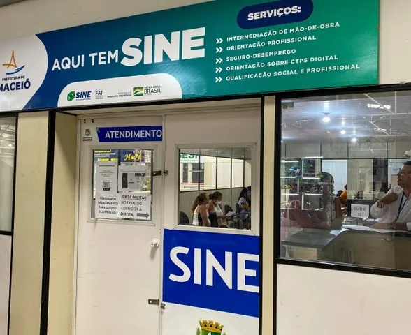 Maceió tem 1.254 vagas de emprego abertas nesta semana; confira
