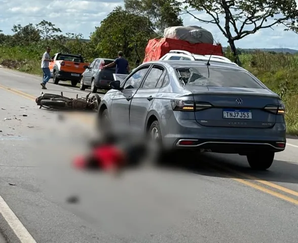 Motociclista morre após bater de frente com carro na AL-110, em São Sebastião