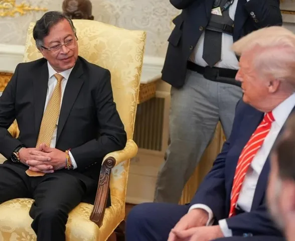 Trump chama Petro de guru e promete rever sanções ao líder colombiano