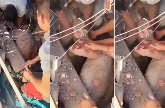 Bebê de 6 meses e mãe são resgatados dos escombros na Colômbia
