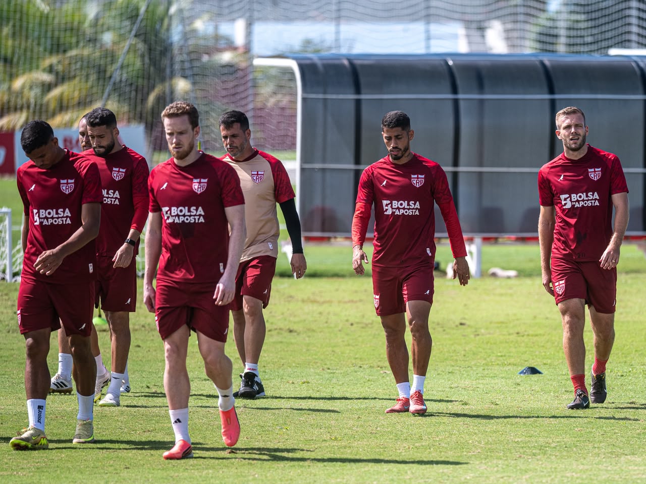 CRB finaliza preparação antes de viagem para enfrentar o Avaí pela Série B