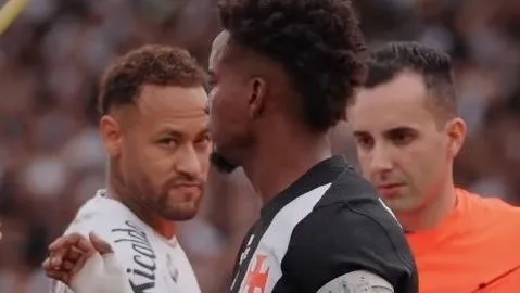 Neymar debocha de Thiago Mendes após vitória do Santos