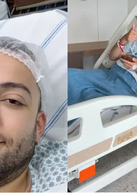 Lucas Rangel revela que ficará sete dias sem falar após passar por cirurgia