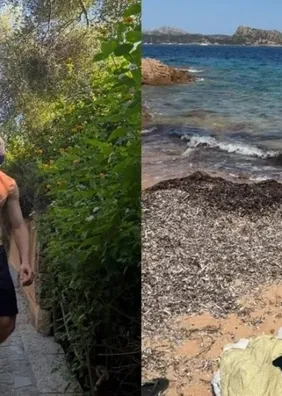 Pedro Novaes abre álbum de viagem com pose sem camisa e namorada de topless