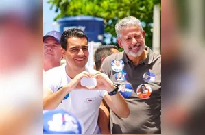 Arthur Lira percorre orlas de Maceió em carreata com JHC e Marina