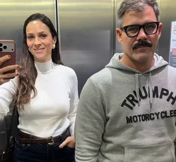 Letícia e Juliano Cazarré anunciam que estão à espera do sétimo filho