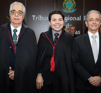 Presidente Fábio Bittencourt participa da posse de Hélio Pinheiro no TRE/AL