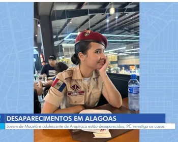 Adolescente de 16 anos desaparece em Arapiraca; família suspeita de envolvimento do ex-namorado