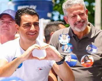 Arthur Lira percorre orlas de Maceió em carreata com JHC e Marina