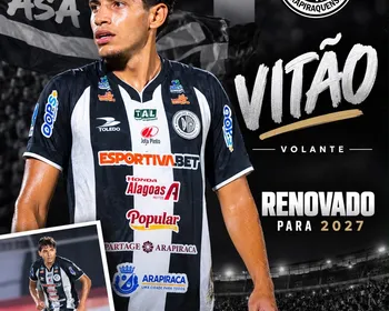 ASA renova com volante Vitão para a temporada 2027