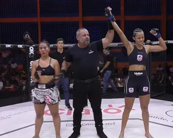 Coliseu: árbitro interrompe luta, e Marta Vitória supera Macla na primeira luta feminina