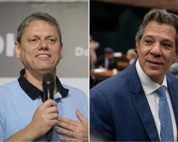 Datafolha: Tarcísio tem 56% e Haddad, 37%; governador ganharia em 1° turno