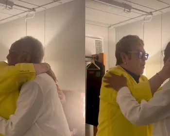 Elton John elogia Gilberto Gil no Rock in Rio: "Você é uma lenda"