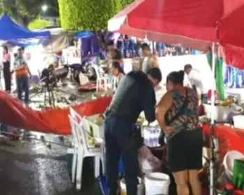 Empresário de Joaquim Gomes é suspeito de causar acidente ao atingir veículos e barracas