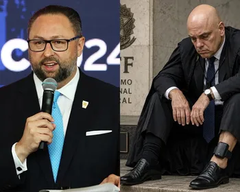 Ex-estrategista de Trump posta imagem de IA com Moraes usando tornozeleira