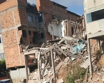 Explosão de botijão deixa 3 feridos e interdita 13 imóveis