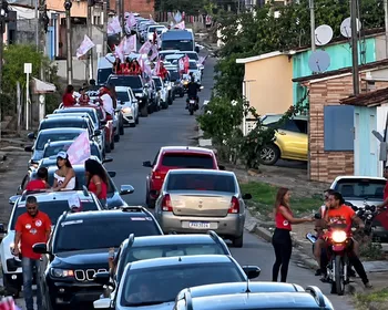 Guilherme Lopes reúne apoiadores em caravana em Igreja Nova