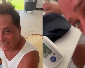 Há 23 dias sem beber, Leonardo comemora melhora da pressão: "Deu vontade"