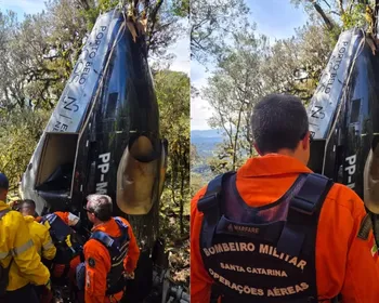 Helicóptero de Rick teria caído de bico no meio de árvores, diz perita