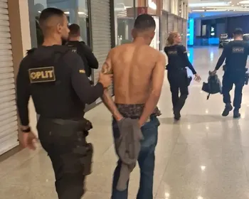Homem de Goiás se esconde em shopping e tenta furtar lojas após estabelecimento fechar em Maceió