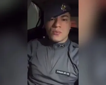 Homem que viralizou fingindo ser PM se desculpa: “Brincadeira de mau gosto”
