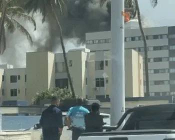 Incêndio atinge cobertura do Hotel Ritz Suítes em Cruz das Almas
