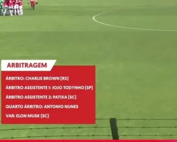 Internacional anuncia Elon Musk e Jojo Todynho na equipe de arbitragem do GreNal Sub-20
