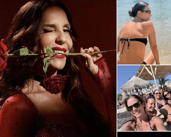 Ivete Sangalo relembra temporada de Verão na Europa com filho e namorado: “É uma delícia”