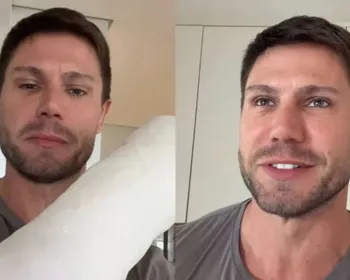 Jonas Sulzbach relata dificuldades após fraturar o braço