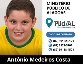 Menino desaparece após ser levado pelo pai em Colônia Leopoldina; família pede ajuda