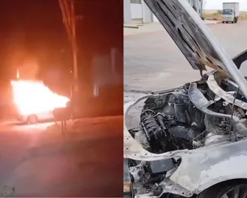 Mulher queima o carro do marido após suposta traição e faz novas ameaças: ‘É só o começo da minha vingança’
