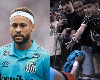 Neymar Jr. sai em defesa de criança corintiana hostilizada pela torcida