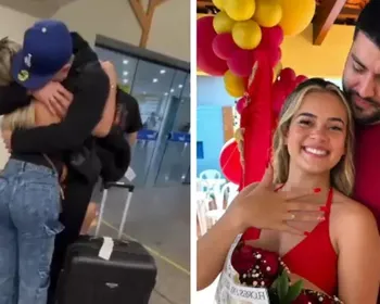 Norte-americano viaja por 27 horas para pedir namorada em casamento no Acre; assista