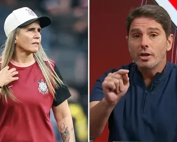 "Nunca pisou no campo": técnica do Corinthians e apresentador trocam farpas