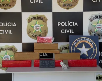 Operação da PC/AL com a Receita prende homem por tráfico e apreende quase 10 kg de maconha
