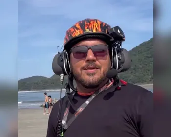 Piloto de paramotor é atingido no ar por linha de pipa e morre