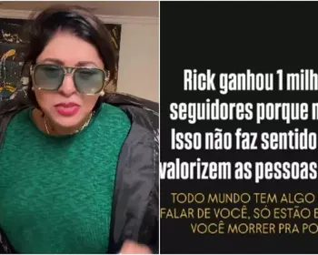 Publicidade
Roberta Miranda se revolta após Rick ganhar 1 milhão de seguidores depois da morte