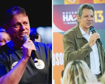 Quaest em SP: Tarcísio mantém 44%; Haddad cai para 24%