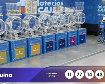 Quina: ninguém acerta as cinco dezenas e prêmio sobe para R$ 3,4 milhões