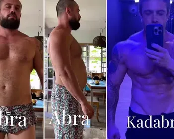 Rafael Cardoso mostra transformação no corpo após deixar clínica de reabilitação