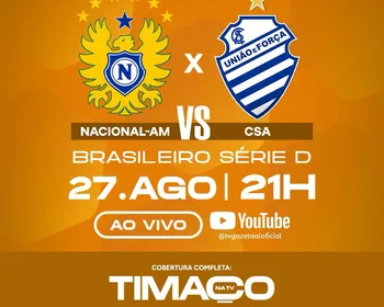 Nacional x CSA: onde assistir ao vivo, horário e transmissão da TV Gazeta de Alagoas